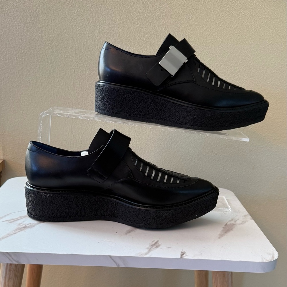 Proenza Schouler Women's Calf Platform Derby Shoes, NIB, Size 37.5 (US 7-1/2)